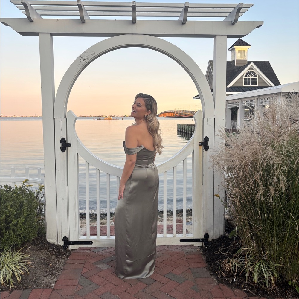 Jenny Yoo Strapless Moss Bridesmaid Dress - Picture 2 of 3